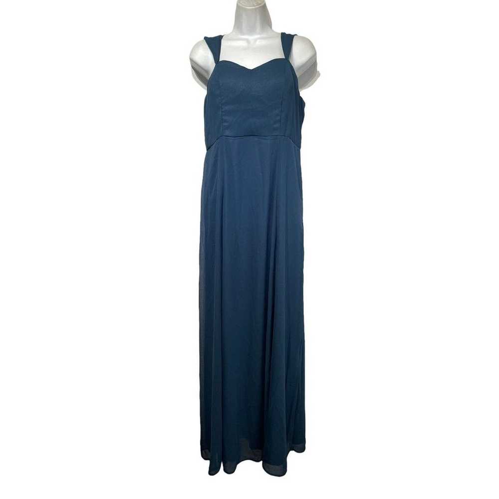 ModCloth sleeveless chiffon long maxi dress Size … - image 2
