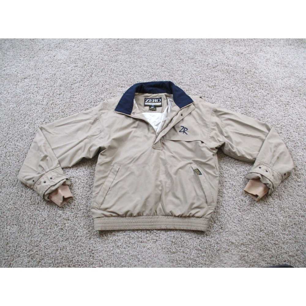 Vintage Zero Restriction Jacket Mens Small Beige … - image 1