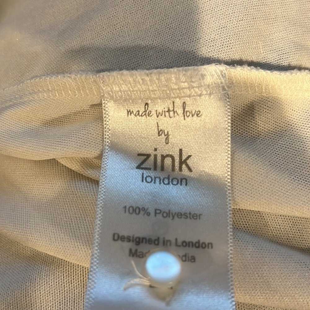 ZINK LONDON LINED SHORT SLEEVE MAXI DRESS SIZE XL - image 11