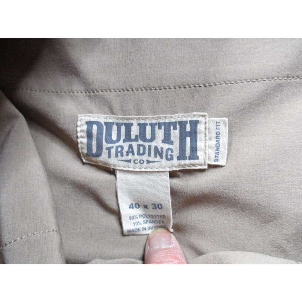 Vintage Duluth Trading Pants Mens 40x30 Beige Chi… - image 2
