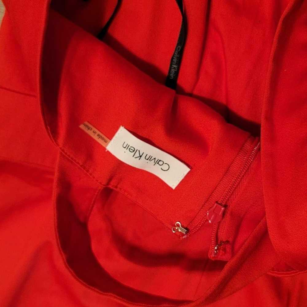 Calvin Klein Women's Red Dress Small - image 3