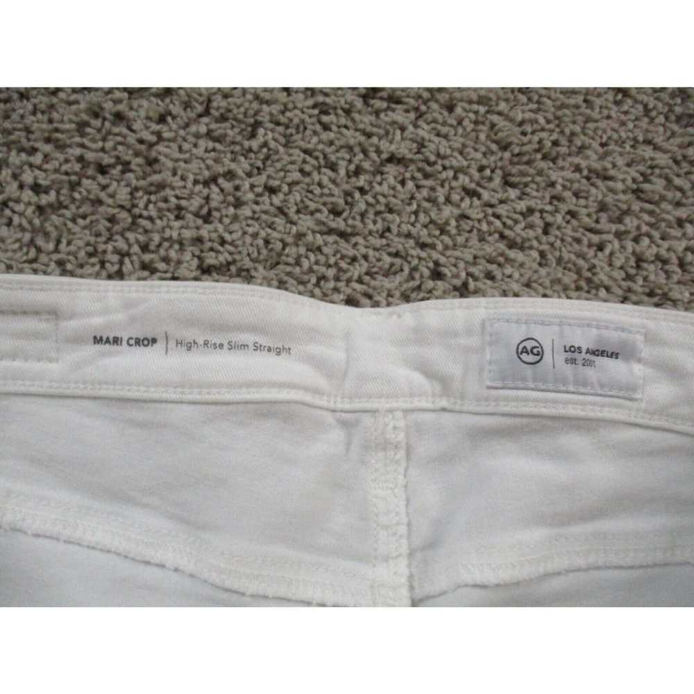 HIGH Adriano Goldschmied Pants Womens 32 White Ma… - image 2