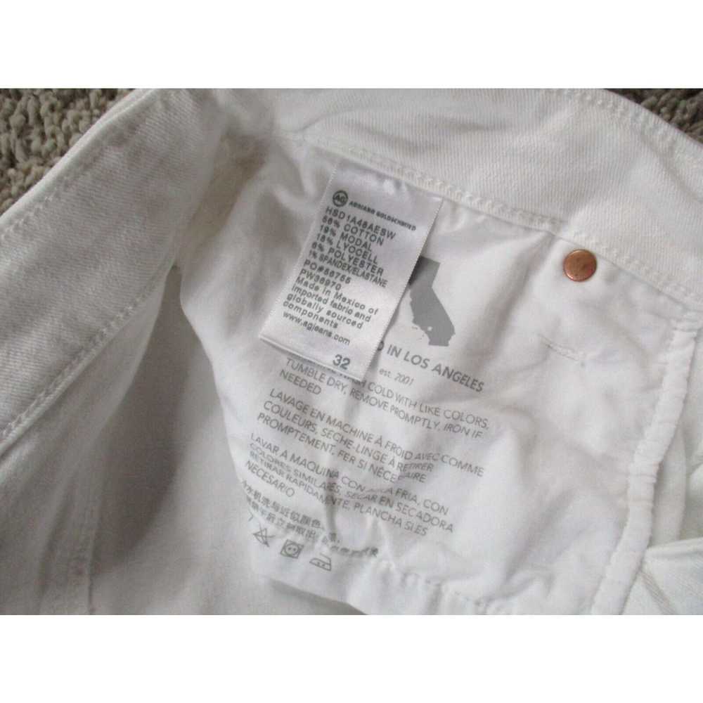 HIGH Adriano Goldschmied Pants Womens 32 White Ma… - image 3