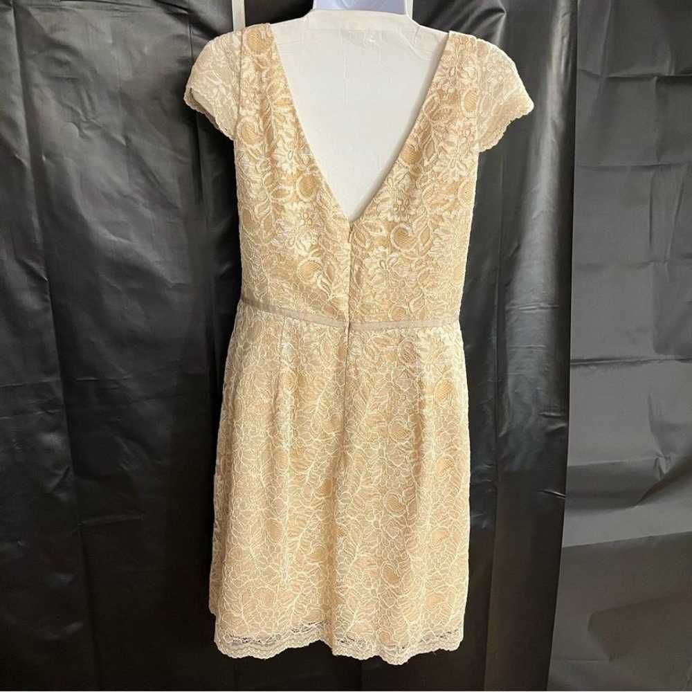 Jenny Yoo ladies cream colored lace dress with me… - image 6