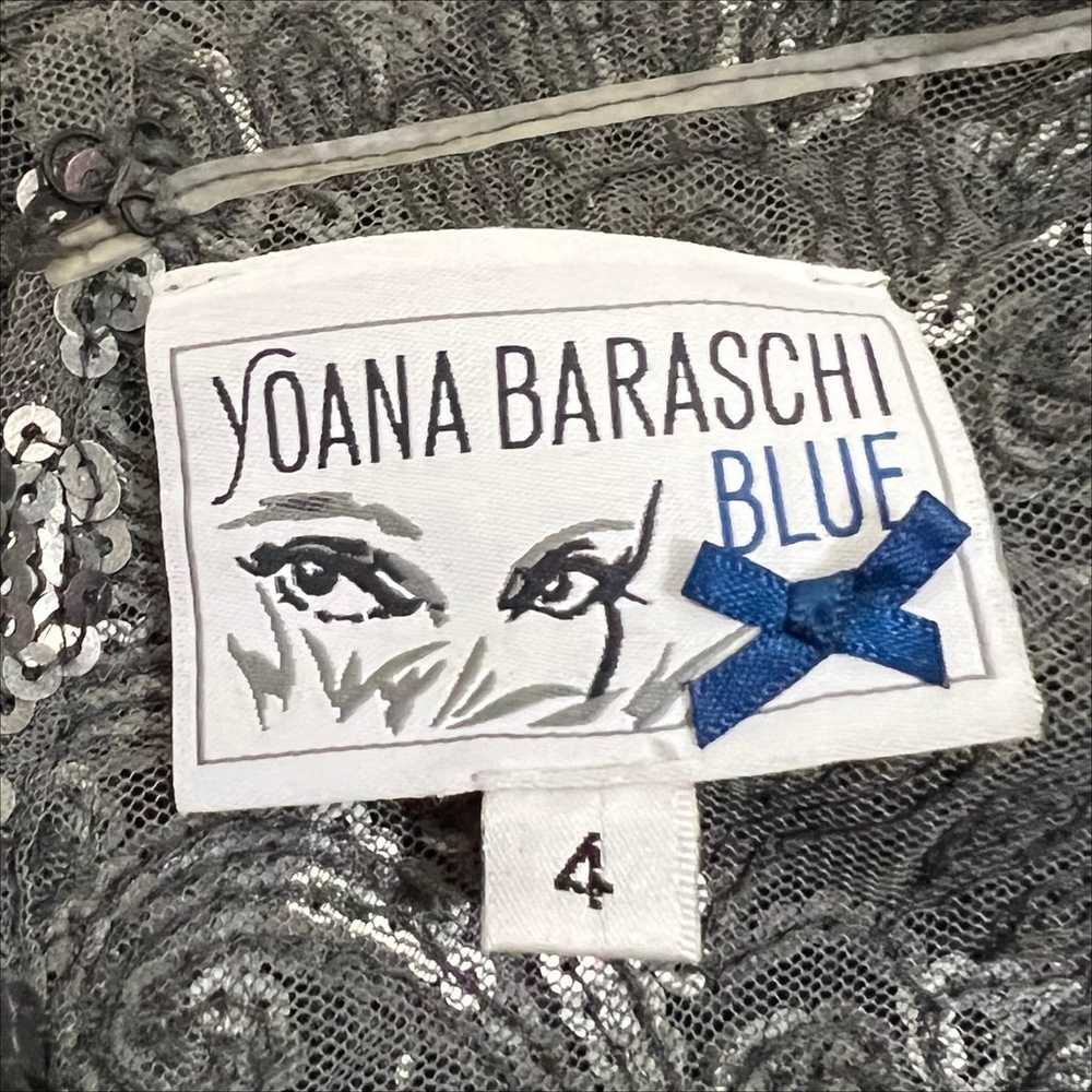 Yoana Baraschi Blue Beau Rivage Silver Sequin Coc… - image 9