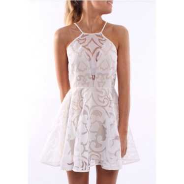 KEEPSAKE Romantic Rebel Sleeveless Mini Dress Ivor