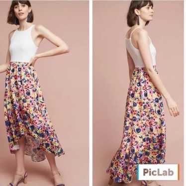 Anthropologie HUTCH Bethanie Floral Print Dress M… - image 1