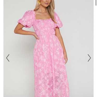 Showpo Pink Midi Dress