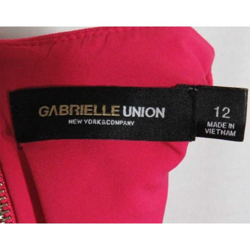 Gabrielle Union NY Co Fuchsia Sleeveless Two Way … - image 11