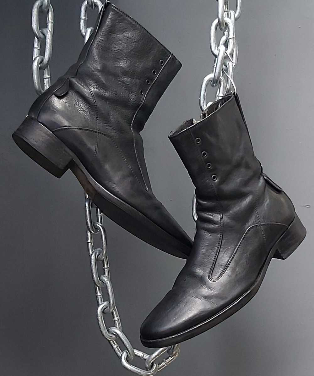 Dior Dior x Hedi Slimane SS2005 side zipper ankle… - image 2