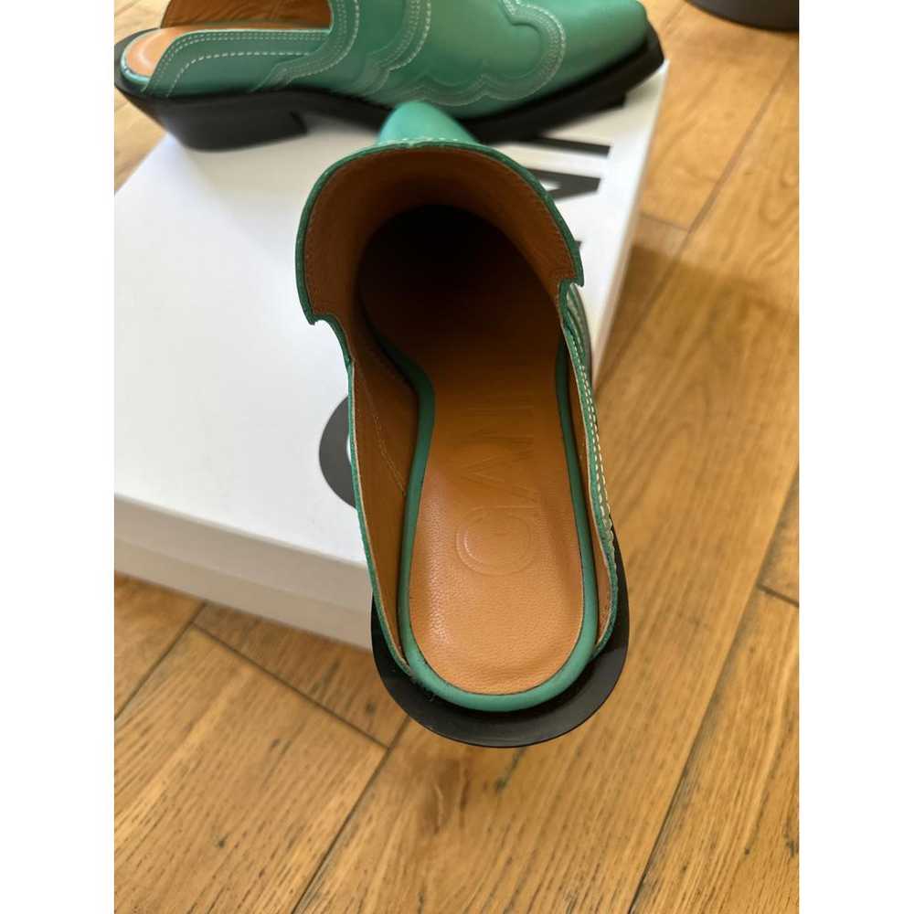 Ganni Leather mules & clogs - image 3