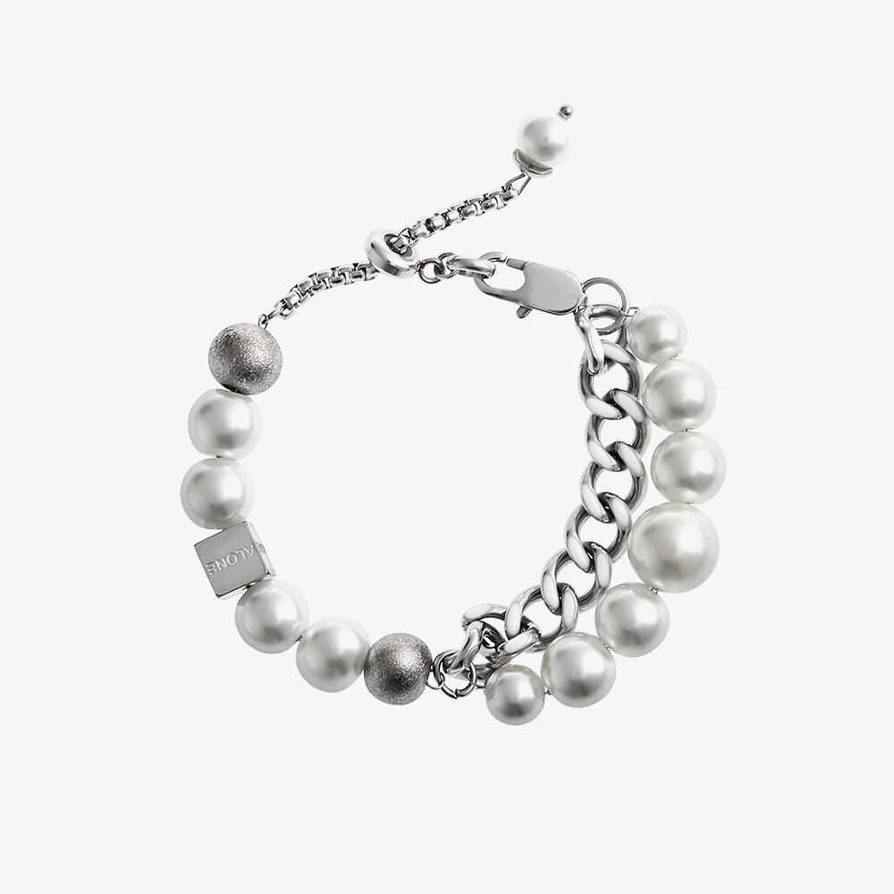 Custom × Jewelry × Vintage Fashion Double Pearl T… - image 1