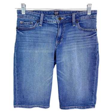 Gap GAP Denim Jean Shorts 27 Bermuda Medium Indigo - image 1