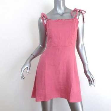 EUC Honorine Poppy Pink Nectar Linen Mini Dress XS