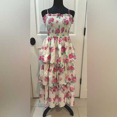 LoveShackFancy x Target - Floral Tiered Midi Dress
