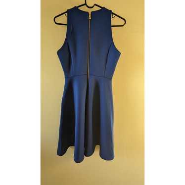 Milly Blue sleeveless scuba blue drip dress size 6