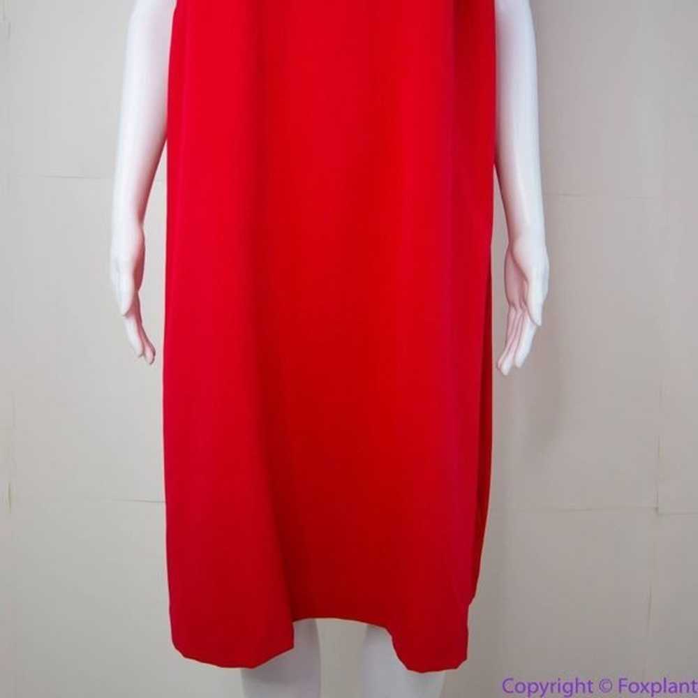 NEW Julia Jordan red sleeveless shift dress with … - image 5