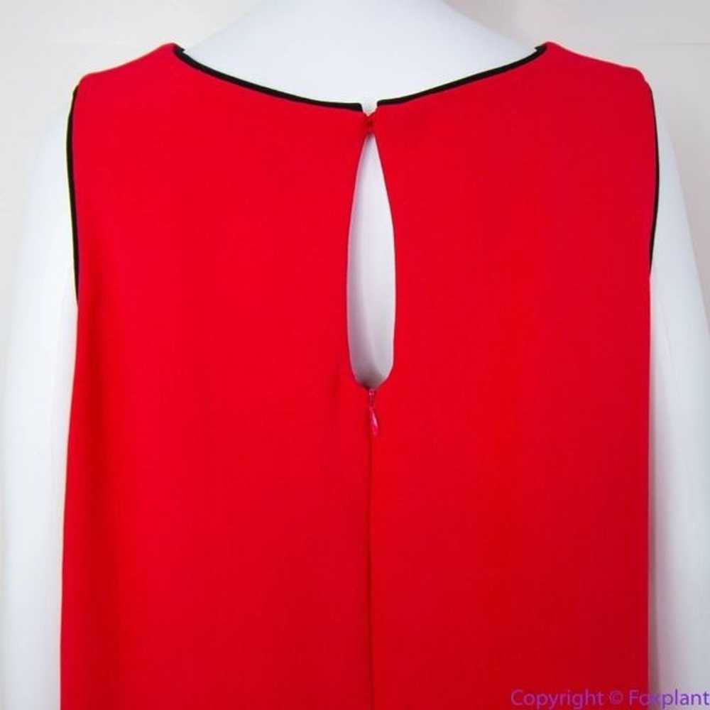 NEW Julia Jordan red sleeveless shift dress with … - image 6
