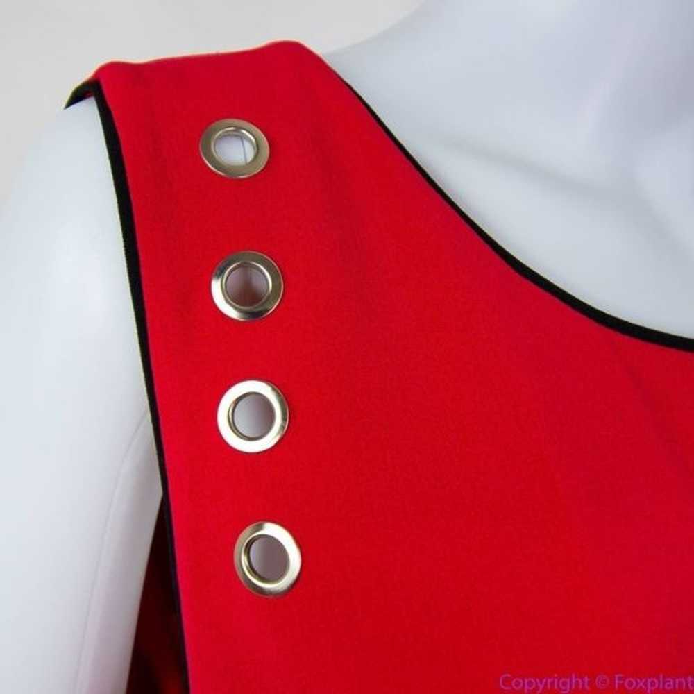 NEW Julia Jordan red sleeveless shift dress with … - image 7