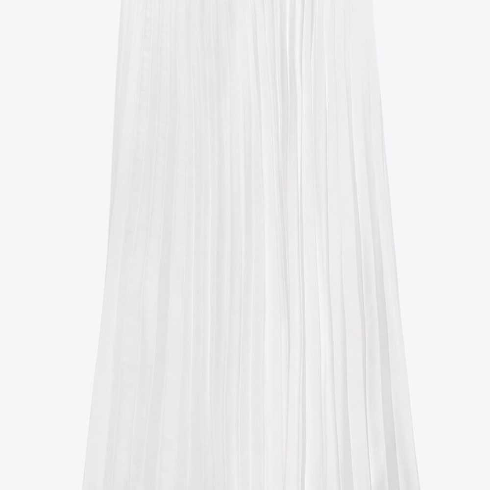 Zara Women White Pleated Skirt Size S NEW - image 5