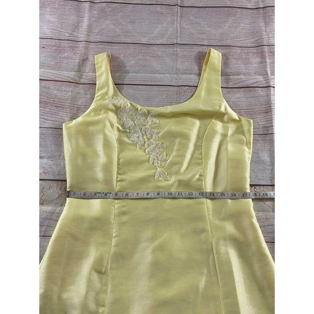 Vintage Donna Morgan Women's Yellow Embellished S… - image 6