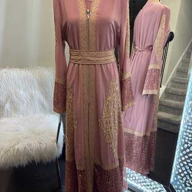 Three piece abaya