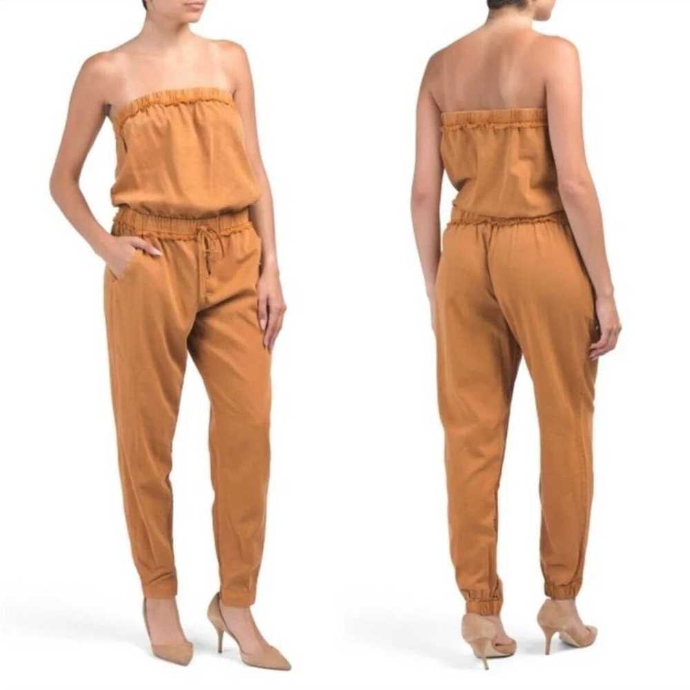 YOUNG FABULOUS & BROKE Reece strapless Jumpsuit s… - image 1