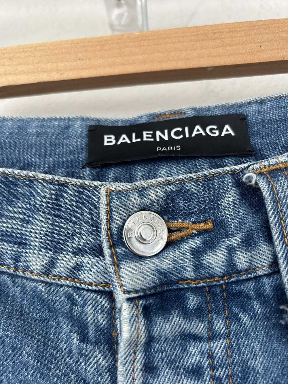 Balenciaga SS18 Convertible Denim Jeans - image 10