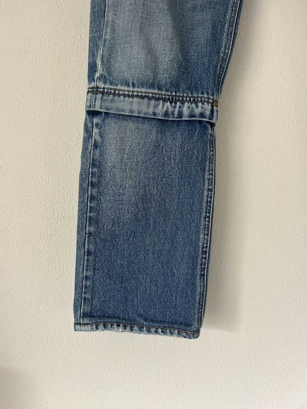 Balenciaga SS18 Convertible Denim Jeans - image 6