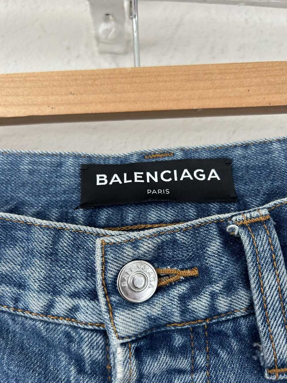 Balenciaga SS18 Convertible Denim Jeans - image 9