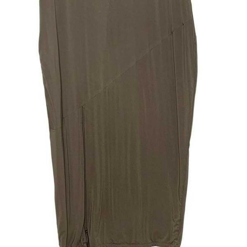 NEW Good American Tan Sleeveless Midi Dress| Size… - image 7