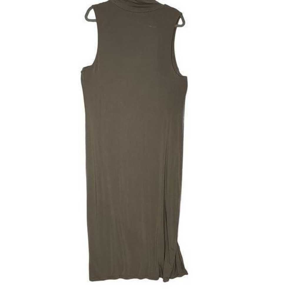 NEW Good American Tan Sleeveless Midi Dress| Size… - image 8