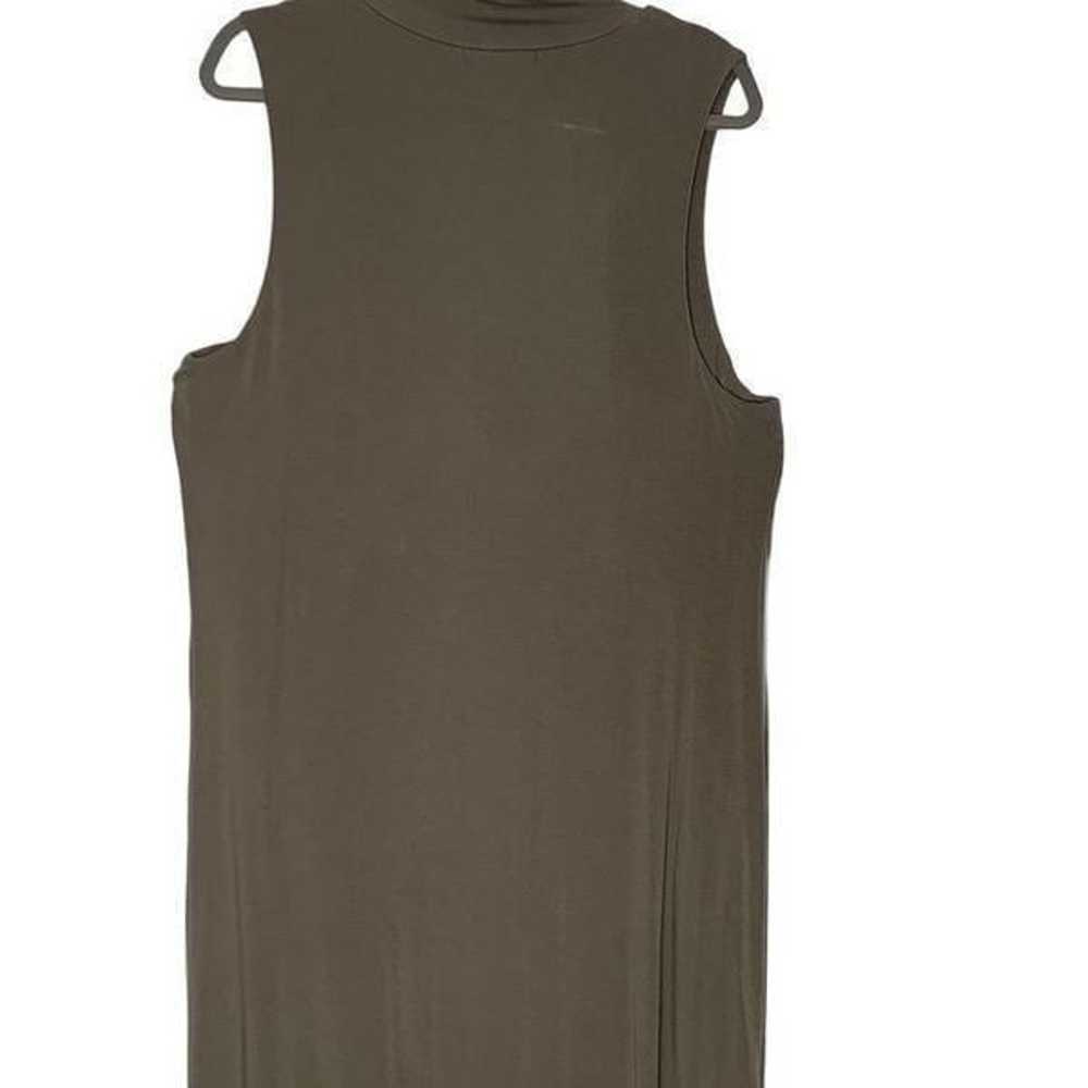 NEW Good American Tan Sleeveless Midi Dress| Size… - image 9