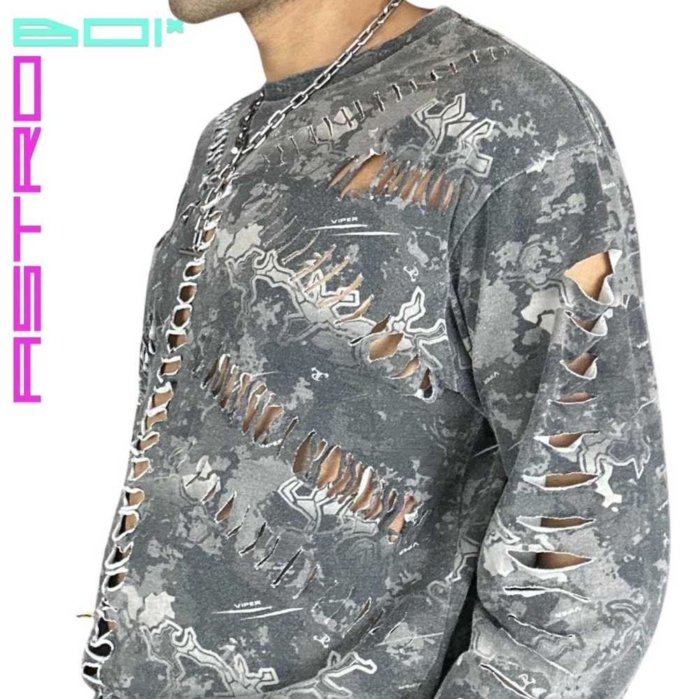 Custom × Other ASTROBOI* GRAY GRUNGE CAMOUFLAGE L… - image 4
