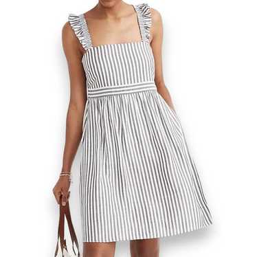 Madewell Striped Empire Ruffle Strap Dress Sundres