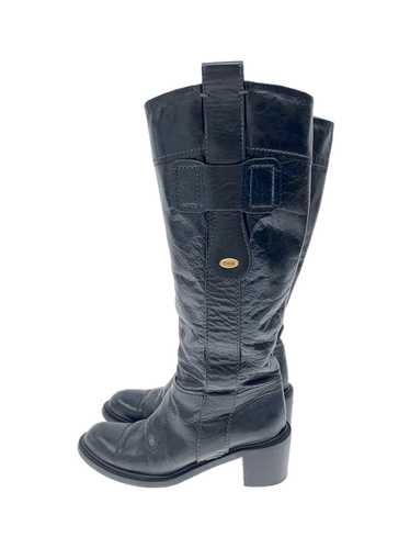 Chloe Long Boots/36.5/Blk/Leather Shoes Bba72