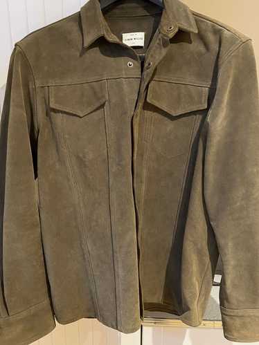 Simon Miller Simon Miller Olive Suede Overshirt