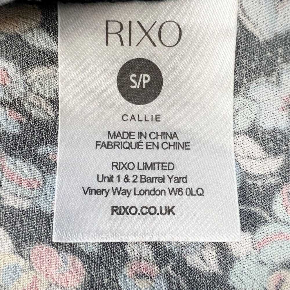 RIXO Callie Maxi Dress Floral Fruit Print V Neck … - image 12
