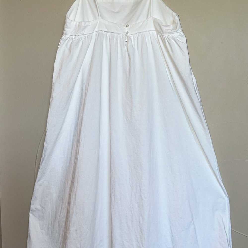 Victorian White Cotton Dressing Gown Nap Sleep Dr… - image 3