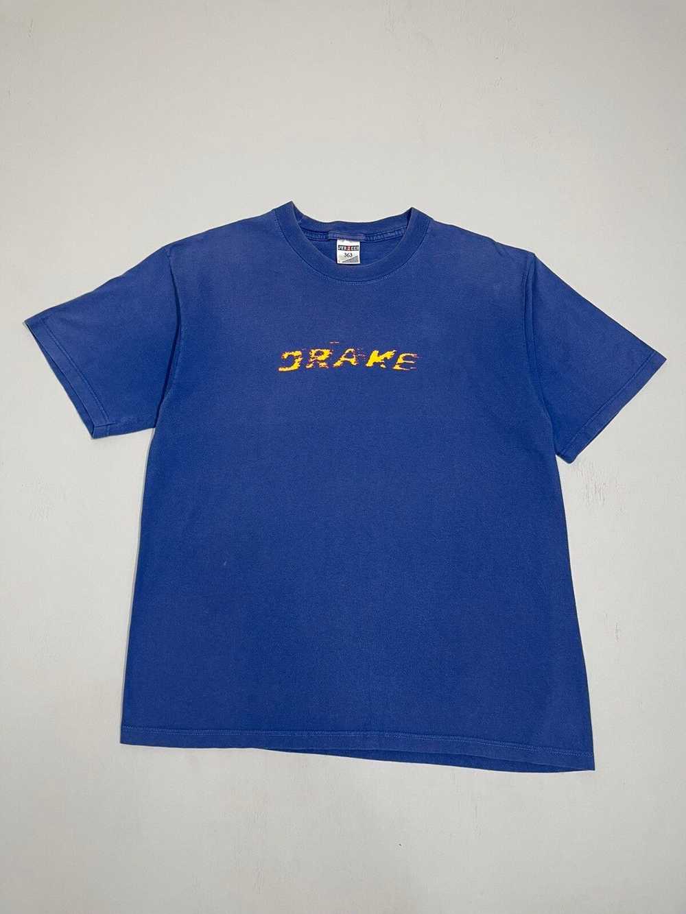 Jerzees × Rap Tees × Streetwear Drake Flames Cent… - image 2