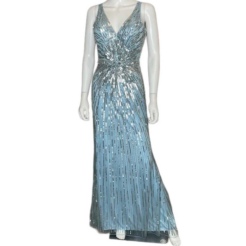 Mac Duggal Women’s Sequin V-neck Dress with V-bac… - image 2