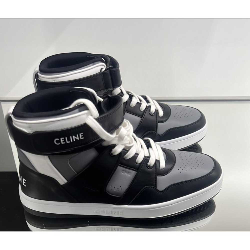 Celine Leather high trainers - image 2