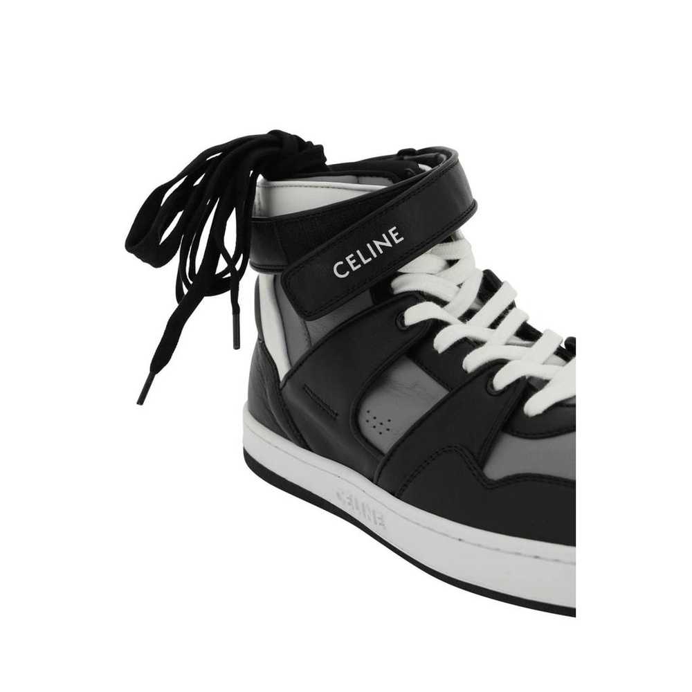 Celine Leather high trainers - image 3