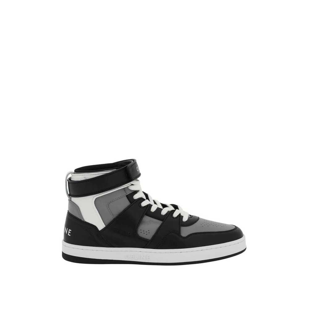 Celine Leather high trainers - image 4