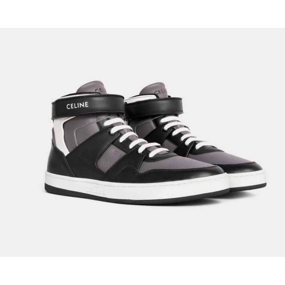 Celine Leather high trainers - image 5