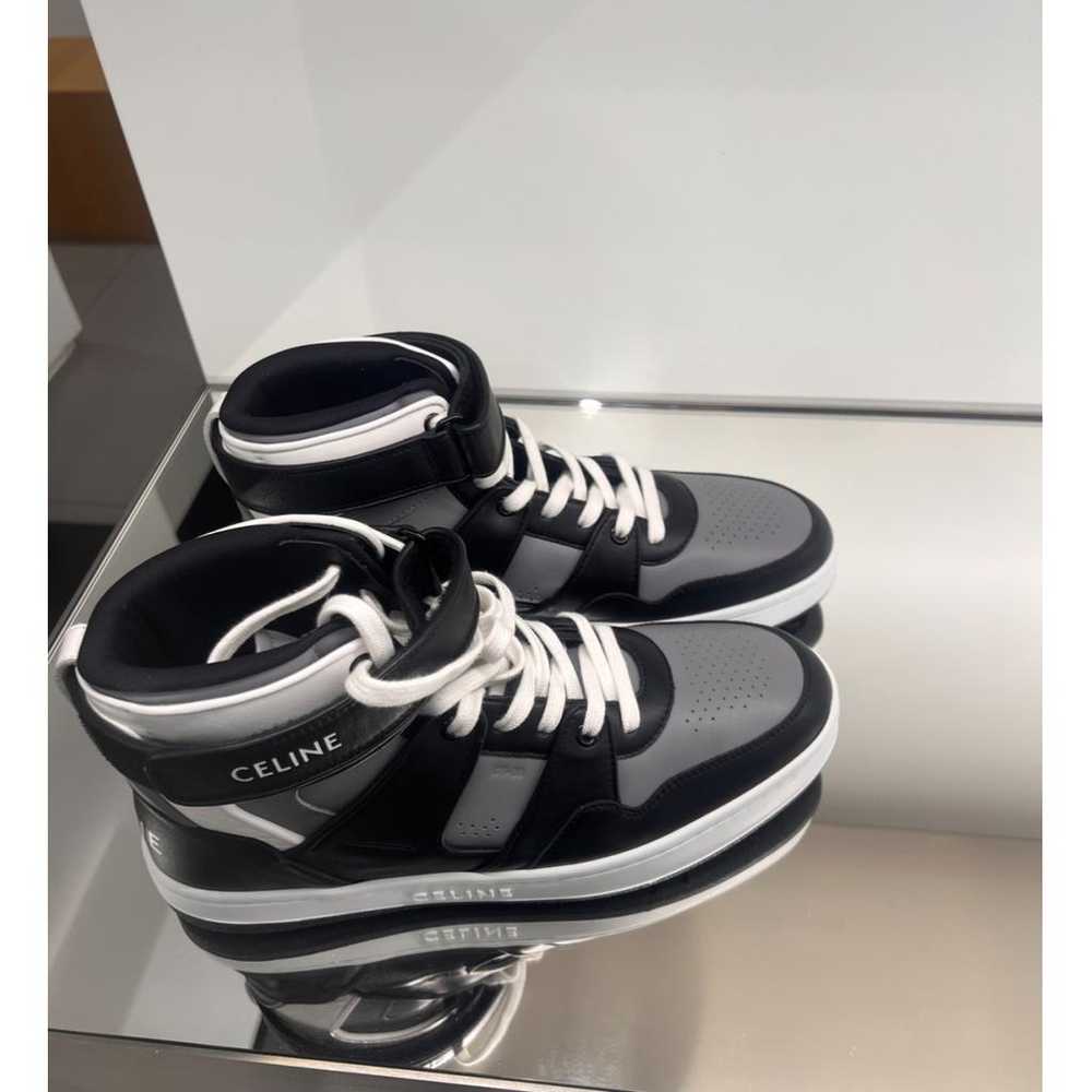 Celine Leather high trainers - image 8