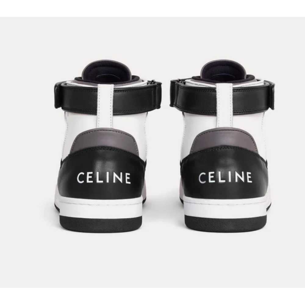 Celine Leather high trainers - image 9