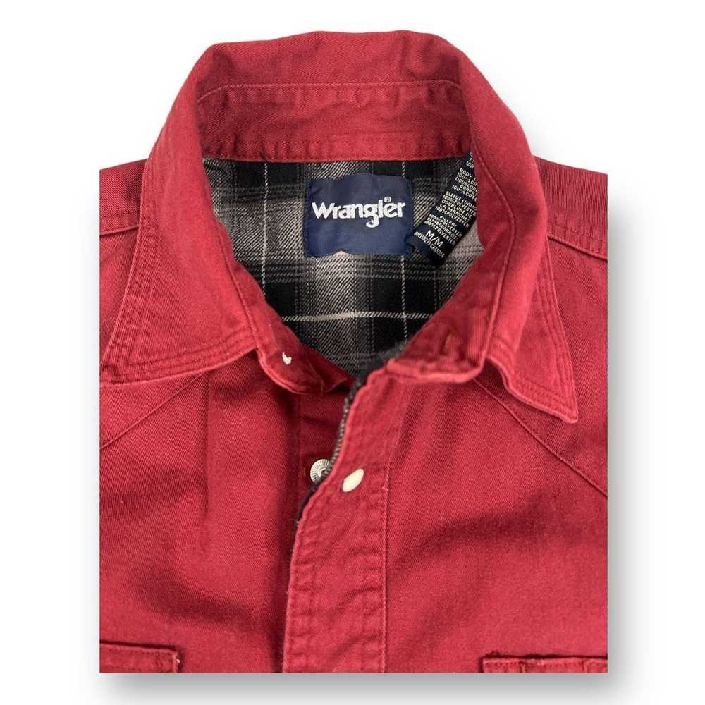 Wrangler Wrangler Western Wear Shacket Size Medium - image 3