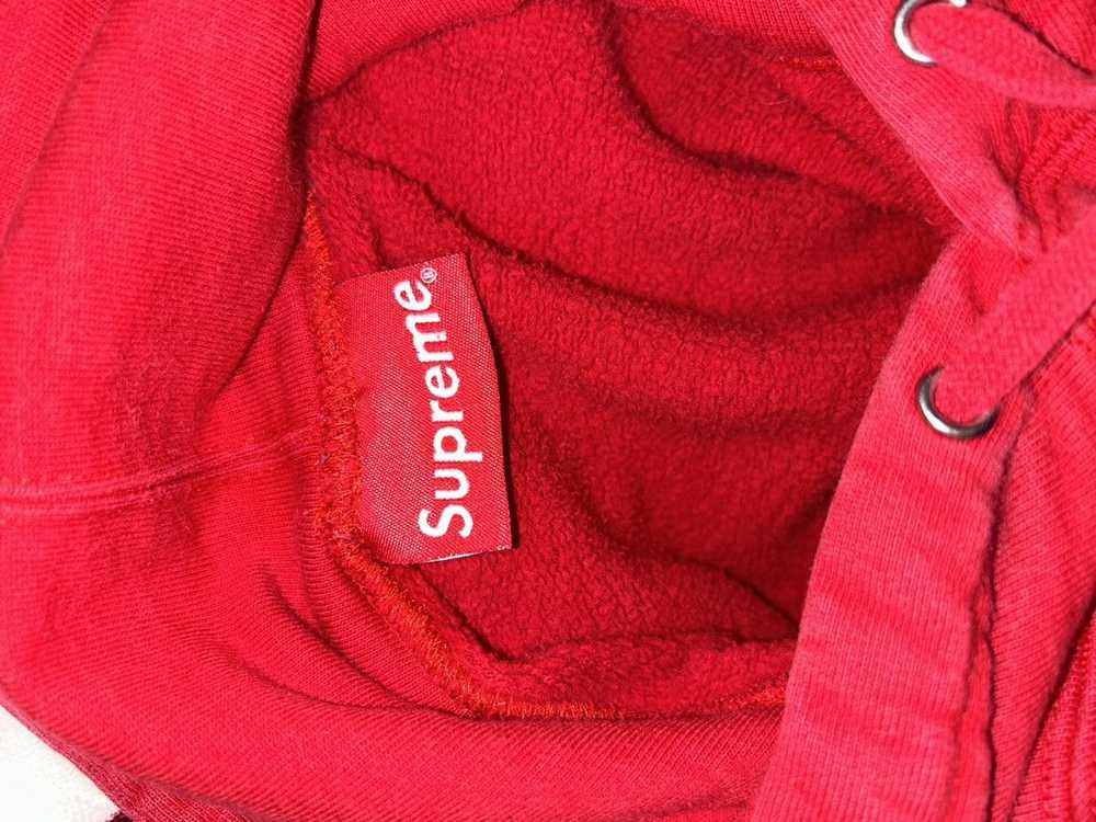 Supreme Supreme ribbed text hoodie - image 2