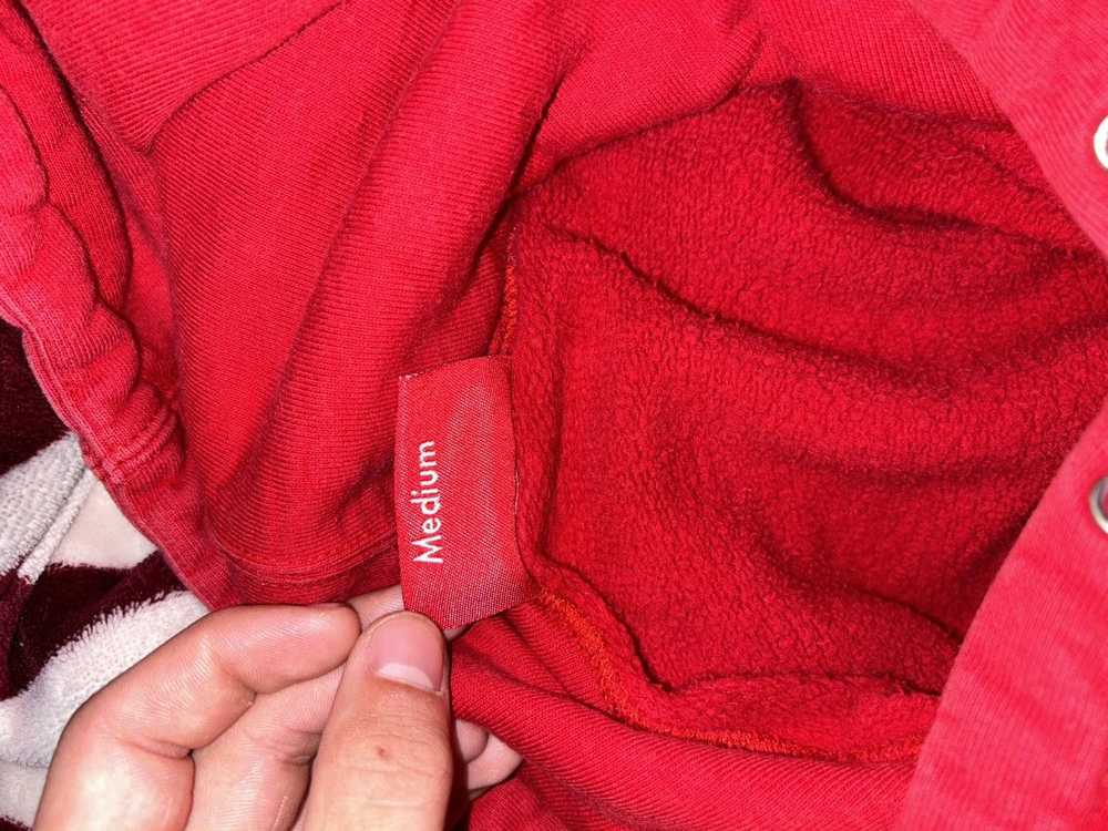 Supreme Supreme ribbed text hoodie - image 3